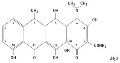 Image Of Oracea Chemical Structure (Oracea Chemical Structure)